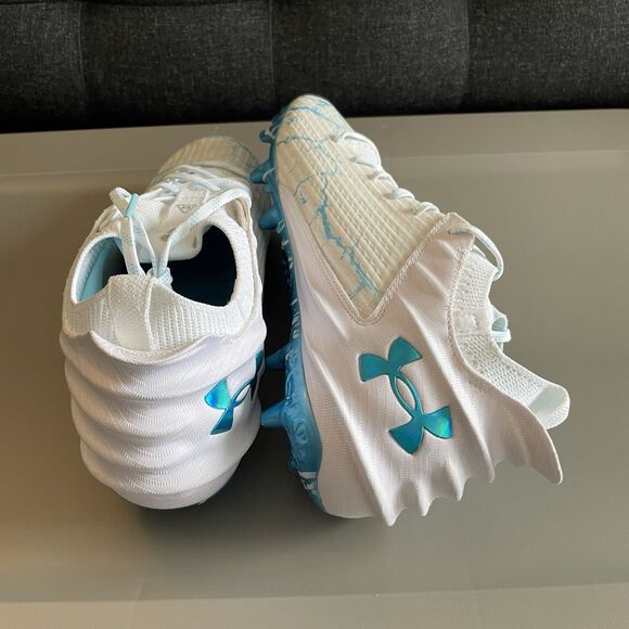Under Armour Blur Smoke 2.0 MC LE AA Football Cleats Ice White Men’s Size 13 main image 10